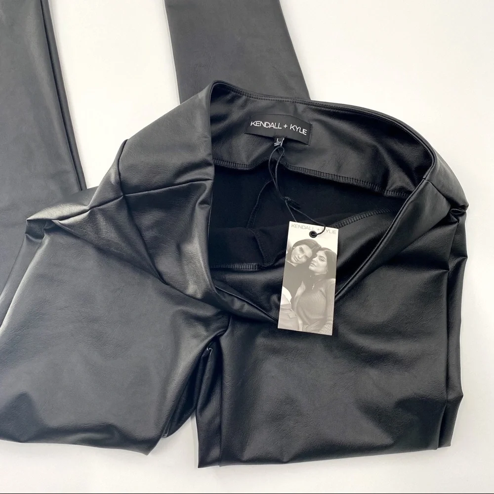 Kendall + Kylie Black Faux Leather Leggings - Picture 8 of 10